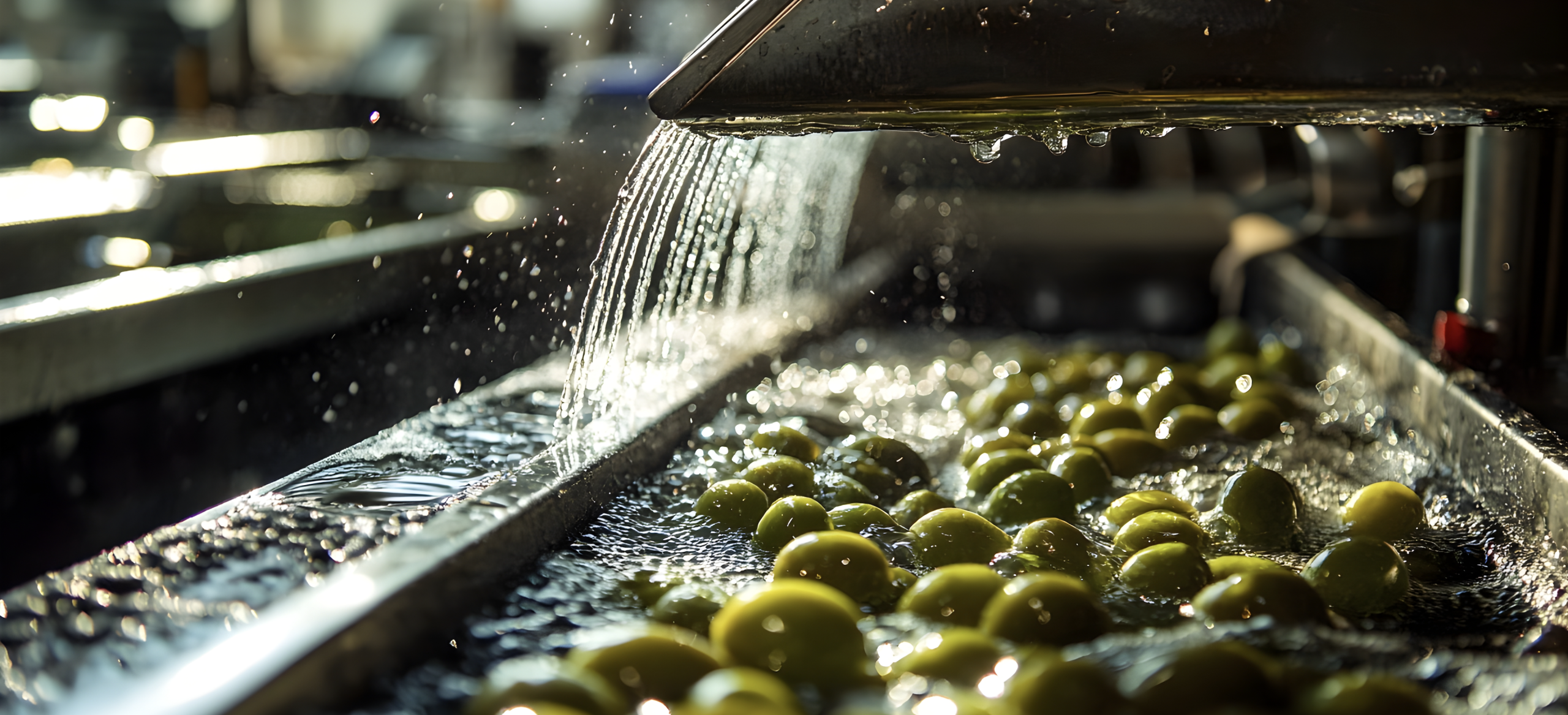 limpieza de aceituna